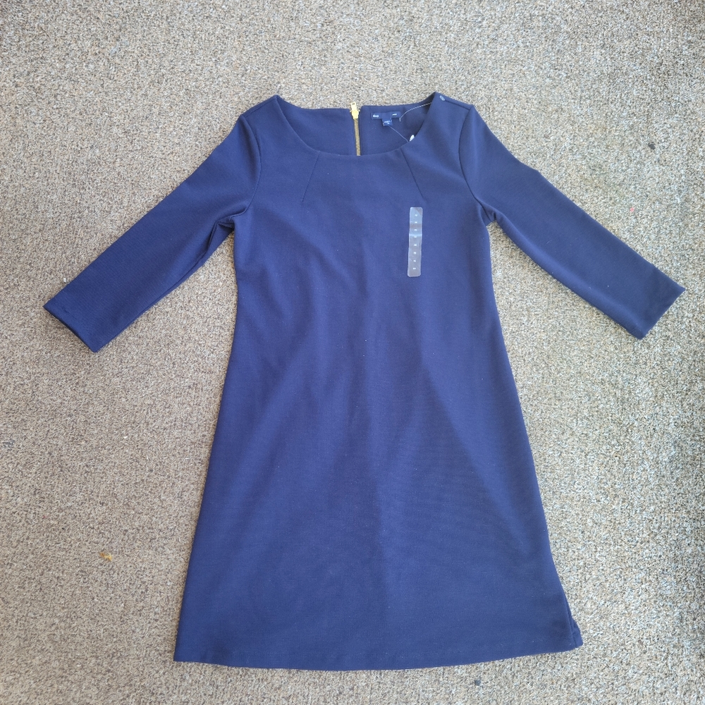 Classic dress, Navy blue, Gap brand, size tag XS - Picture 2 of 7